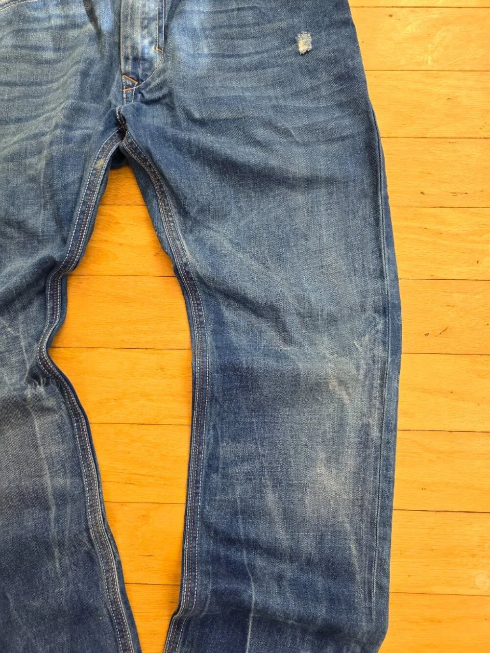 vintage Y2K | Diesel Thanaz medium wash denim slim skinny jeans | MENS 34'